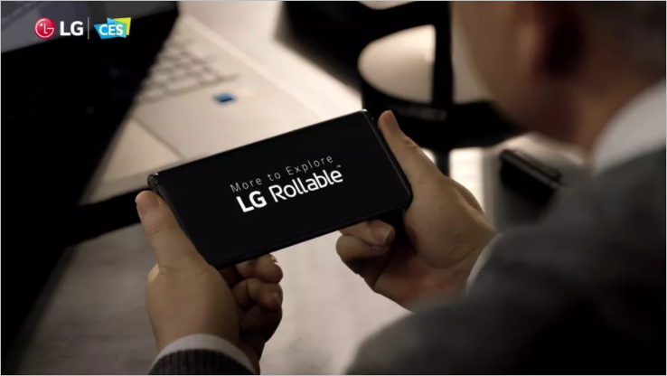 Smartphone LG Rollable