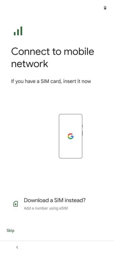 Аниматсияи SIM-и телефони Foldable Google Pixel_1