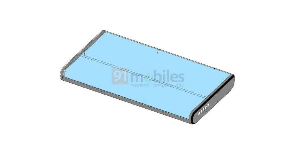 Samsungi lükand, kokkupandava ekraaniga telefon patent_4