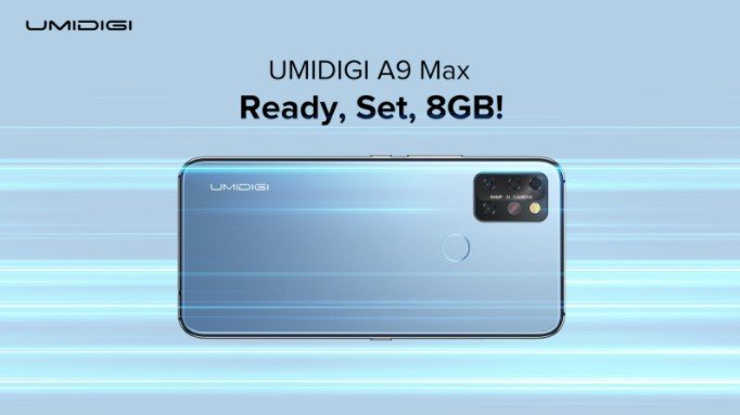 Umidigi A9 MAX Smartphones mit Temperatursensor