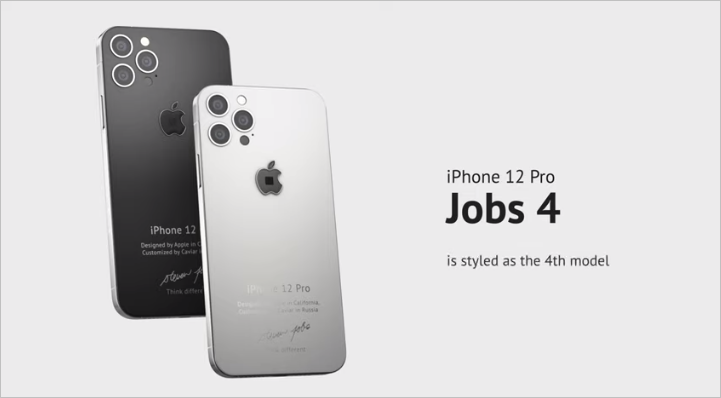 iPhone 12 Pro от Caviar вдохновлен iPhone 4 и посвящен Стиву Джобсу.
