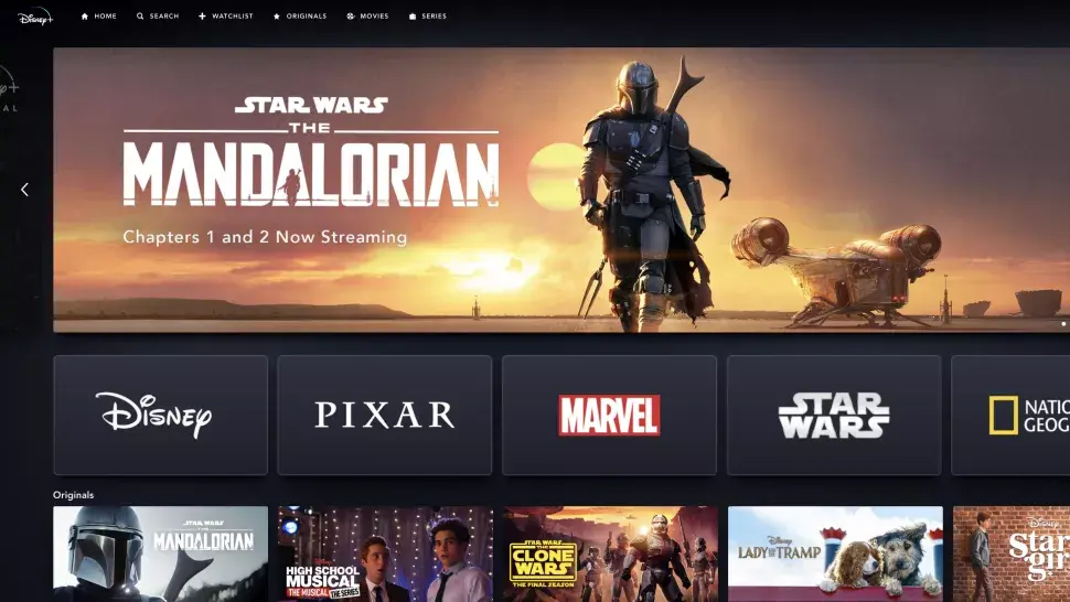 Disney+ streaming service