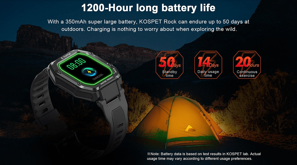 Smartwatch Kospet Rock Outdoor por apenas $ 36
