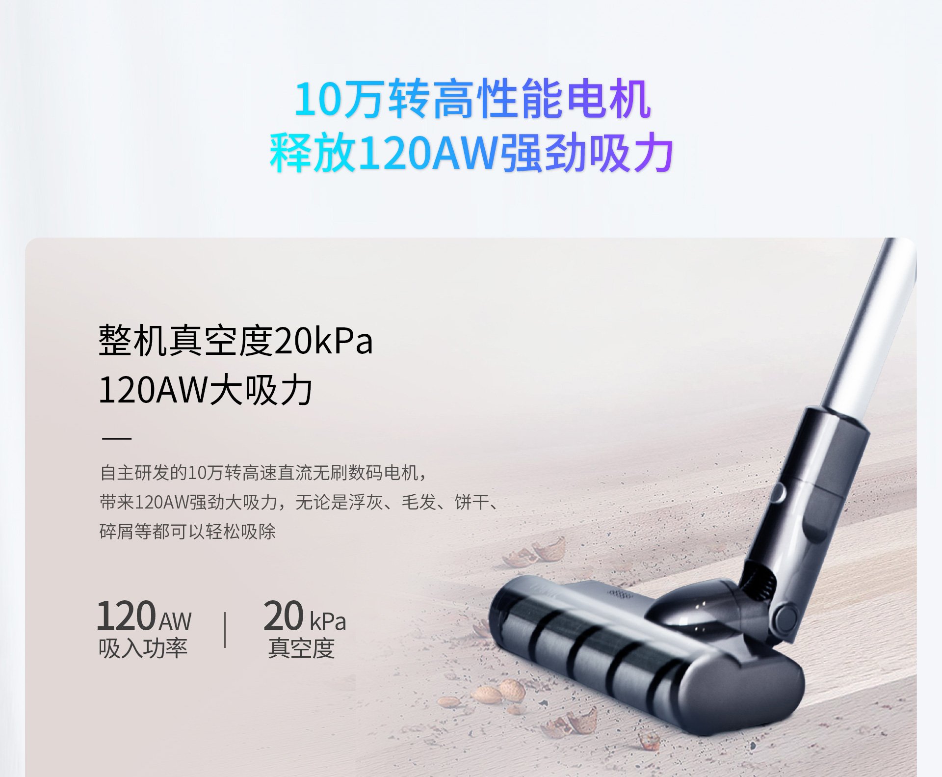 HuaweiJimmyスマートハンドヘルドワイヤレス掃除機1S