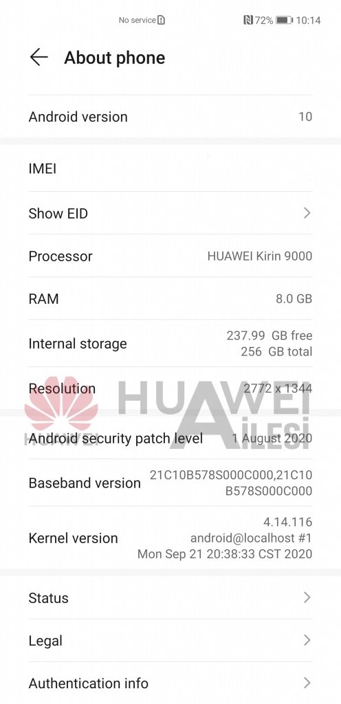 Huawei Mate 40 Pro UI ихроҷ