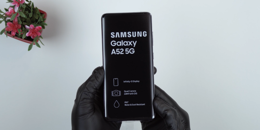 Samsung Galaxy A52 lahtipakkimine