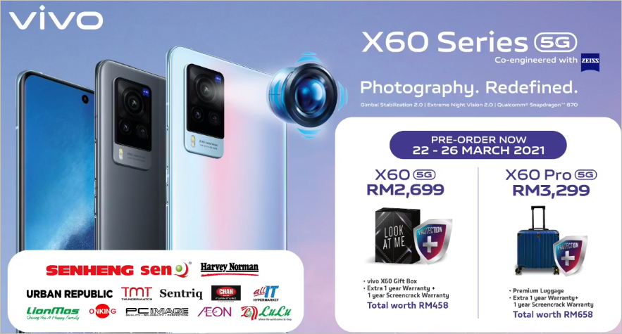 x60 vivo series price