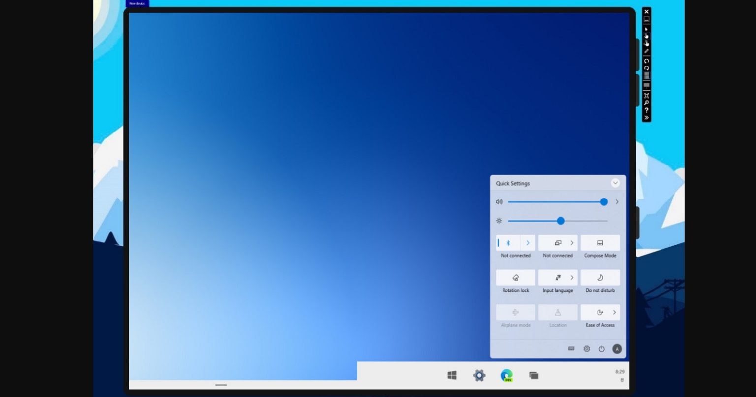 Windows 10X ժամանակակից սպասման ռեժիմ