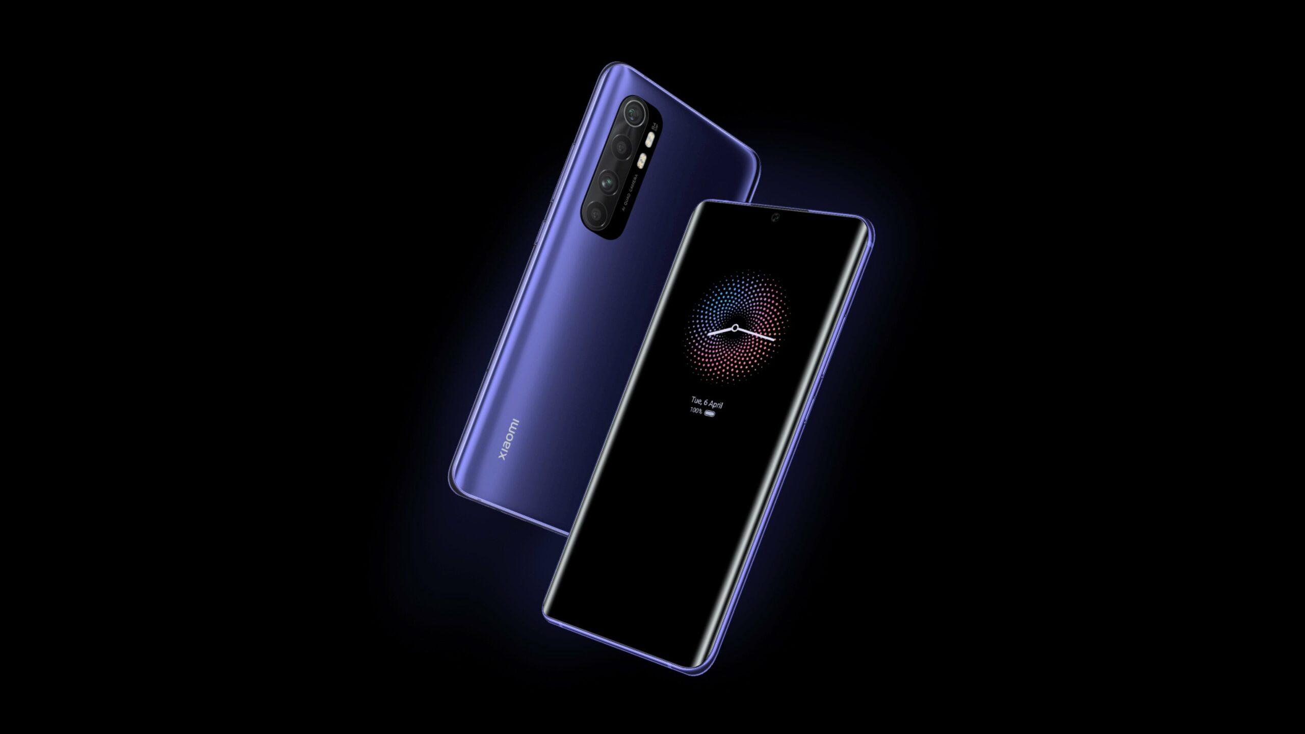 Xiaomi Mi Note 10 Lite Nebula Purple Esillä