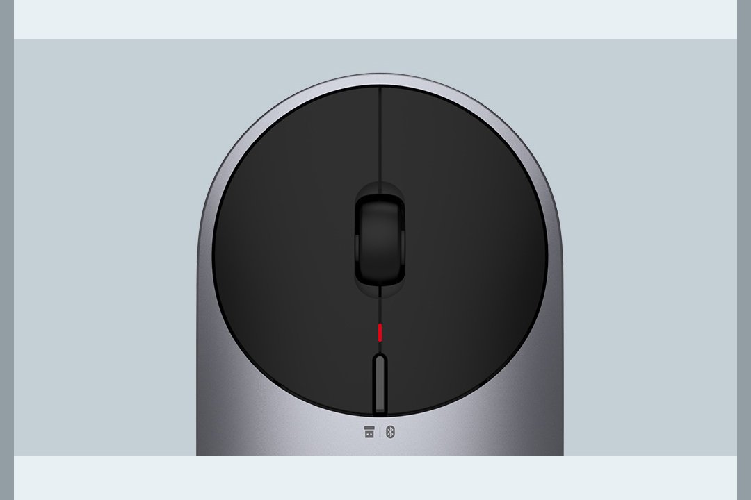 Xiaomi Mi Mouse Portable 2 Grey Space Ifihan 02