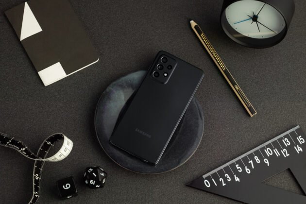 Samsung Galaxy A52 ógnvekjandi svartur